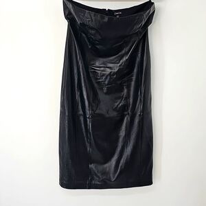 BEBE  Black Strapless Dress